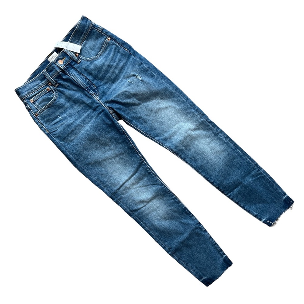 NWT. J. Crew high rise toothpick jean